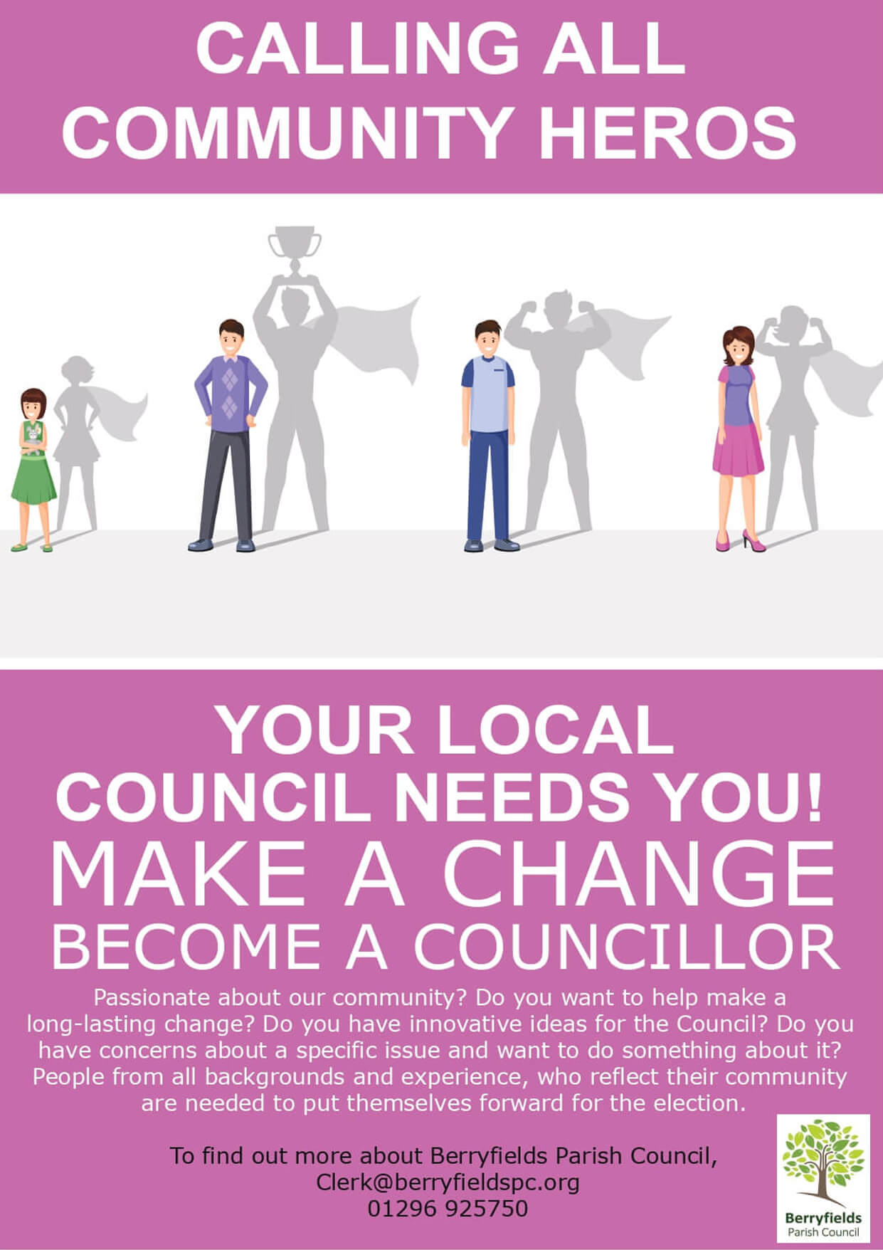 Your Local Council Needs you!
